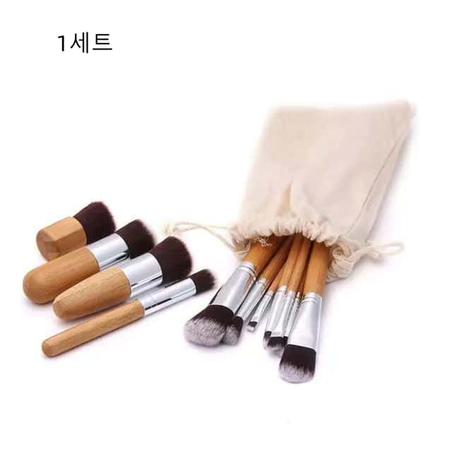 피노 대나무 메이크업 브러시 11 황마 가방 세트 26,600원