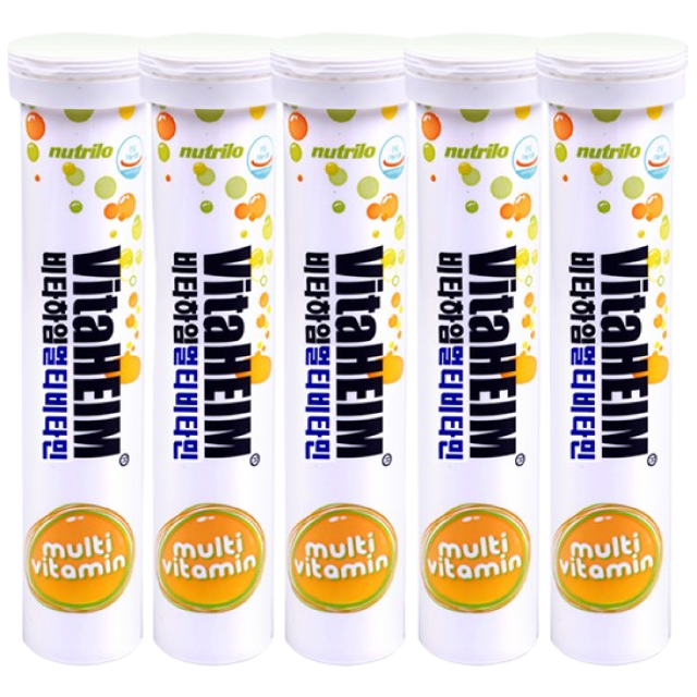 비타하임 발포비타민 멀티비타민 20정 5개 독일, 100정, 2세트 31,900원