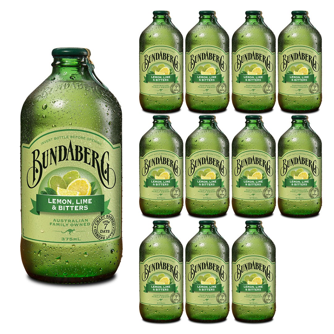 분다버그 레몬라임앤비터스 탄산음료, 375ml, 12개 26,900원