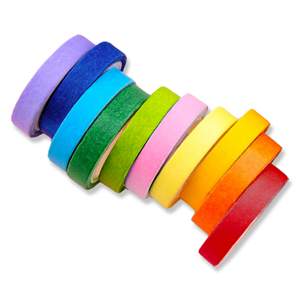 레더스 무지개 마스킹 테이프 10종 세트 7mm x 3.5m 5,600원