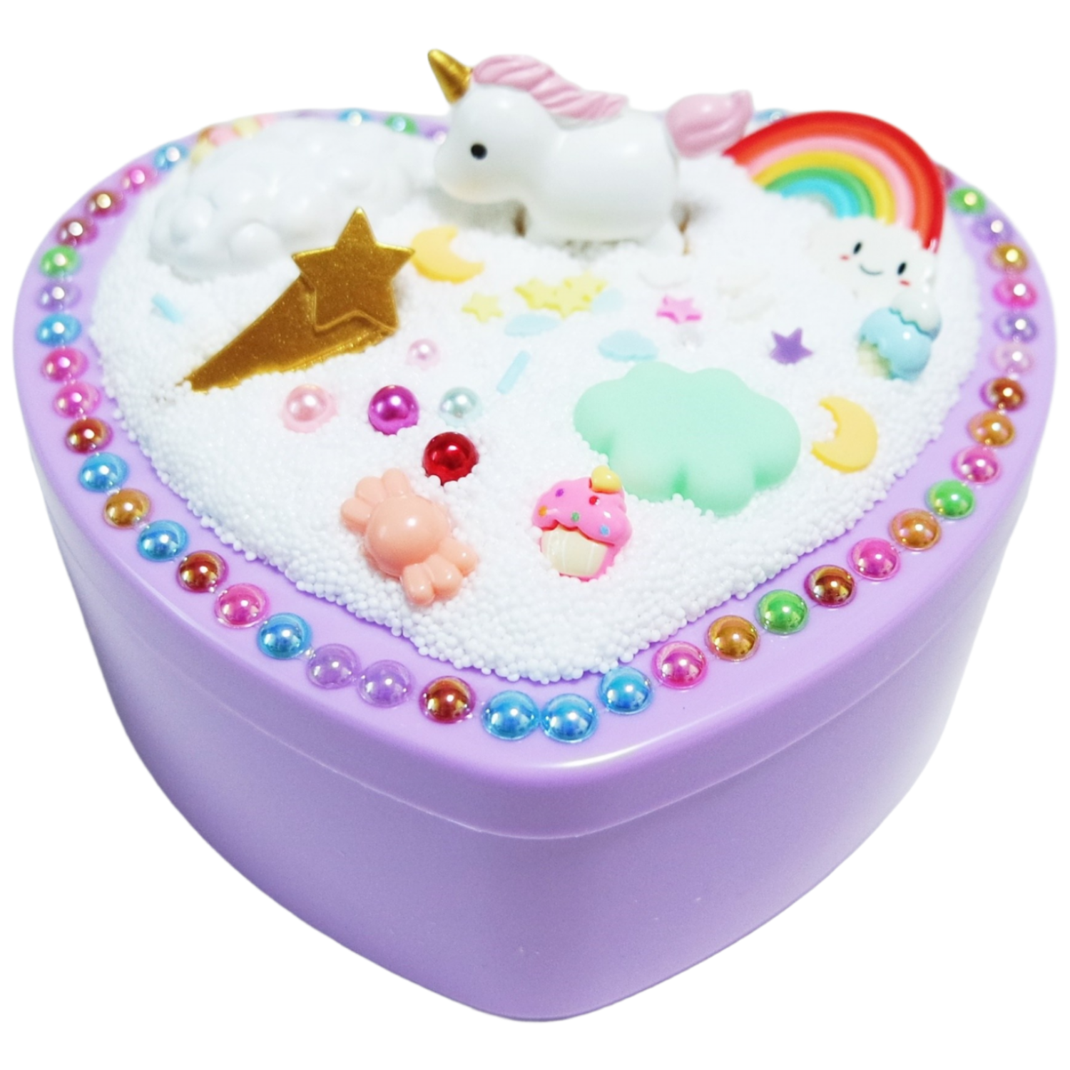 유니콘 하트 클레이 보석함 만들기 꾸미기 DIY 키트, 1개 12,900원