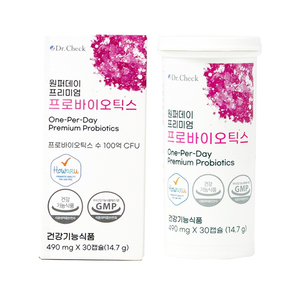 닥터체크 원퍼데이 프리미엄 프로바이오틱스 30캡슐, 1박스, 30정 34,500원