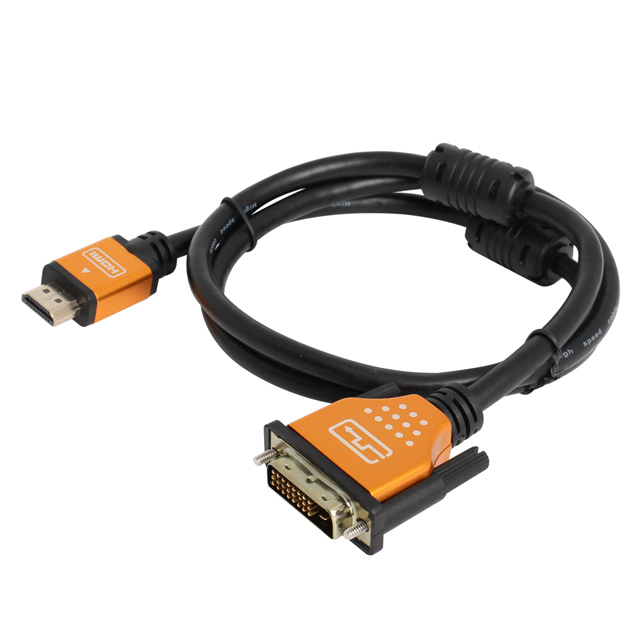 엠비에프 DVI to HDMI 골드 메탈 케이블 MBF-DMHMG030, 1개, 3m 4,420원