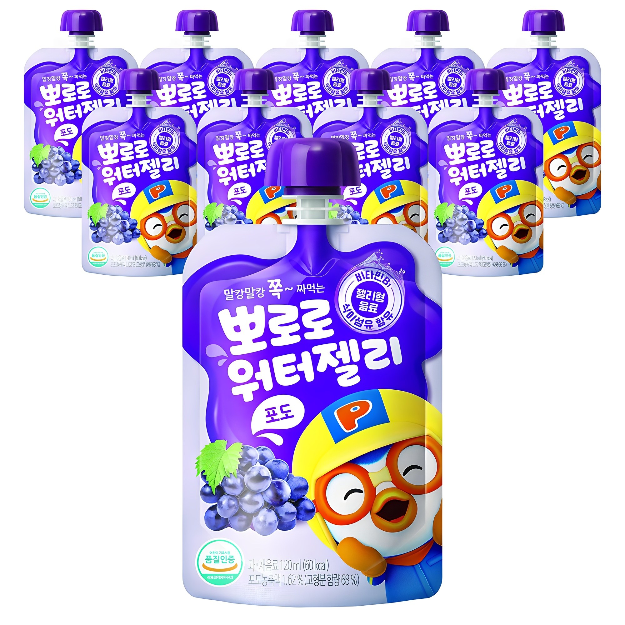 팔도 뽀로로 워터젤리 포도 8,500원