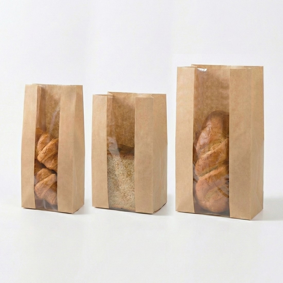 베이커리 빵포장 종이봉투 투명 크라프트 창봉투 소 100매, 1개, 100개 9,300원