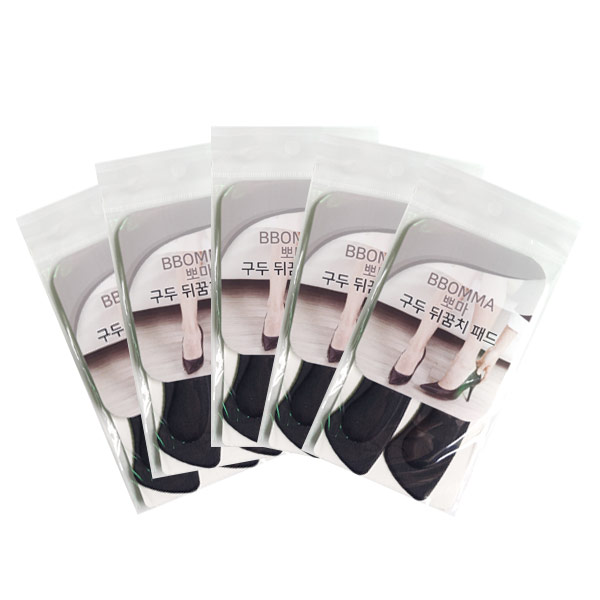 뽀마 구두 뒤꿈치 보호패드 블랙 2p, 5개 3,950원