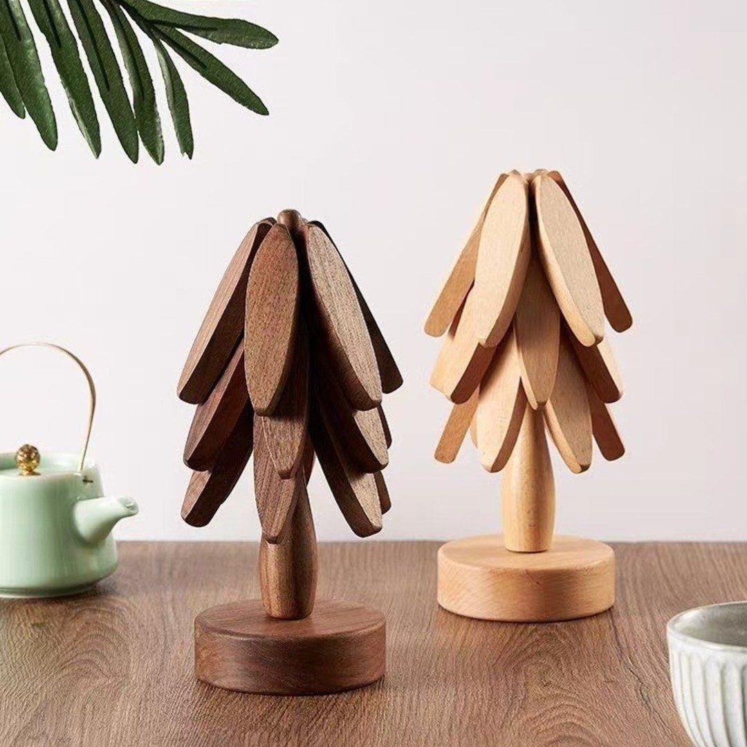 포더원 원목 트리냄비받침 세트, 원목(베이지), 1세트 29,800원