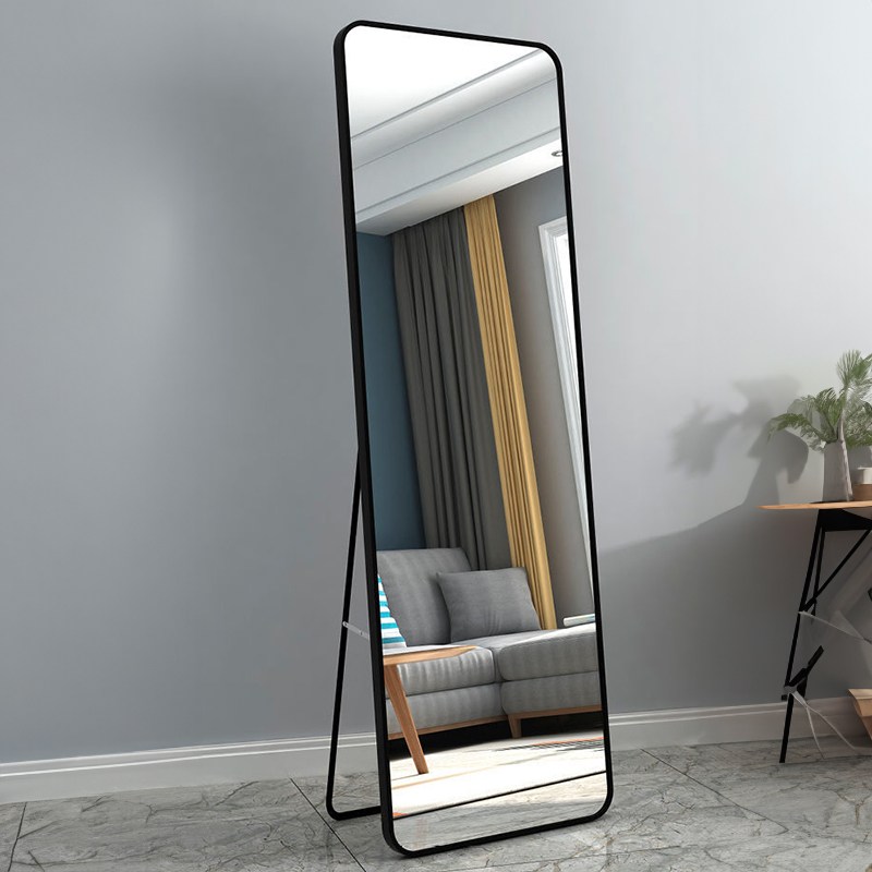 데보코 스탠드 부착형 전신거울, 블랙 19,300원