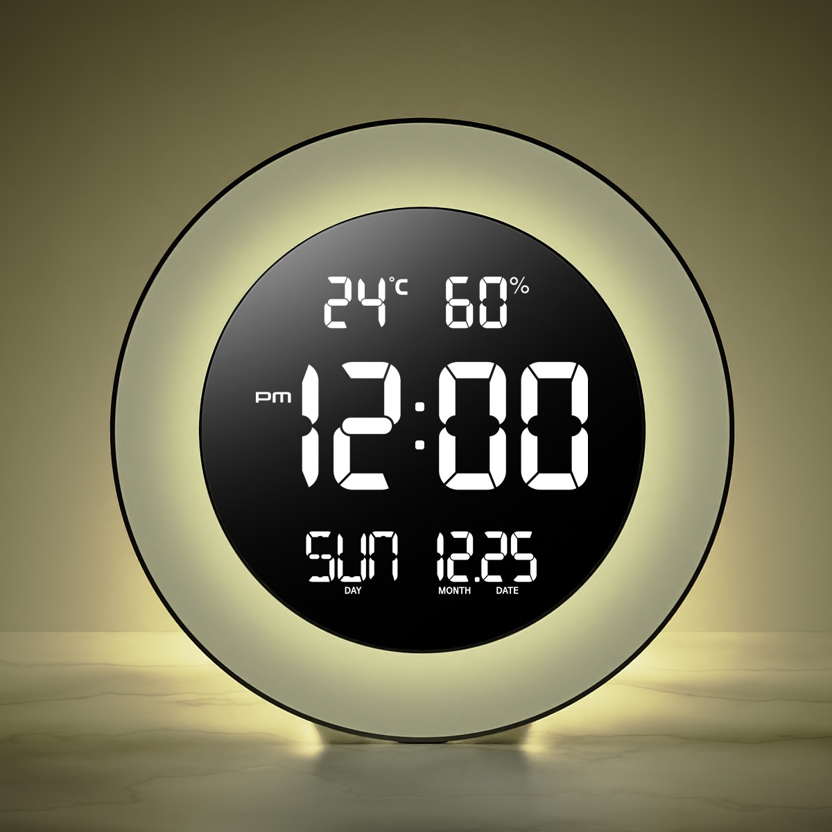 오더블유씨 미드나잇 무드조명 LED 시계 OT891MF 59,900원