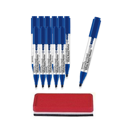 모나미 시그마플로 생잉크 보드마카 221 12p +보드지우개 세트 13,900원