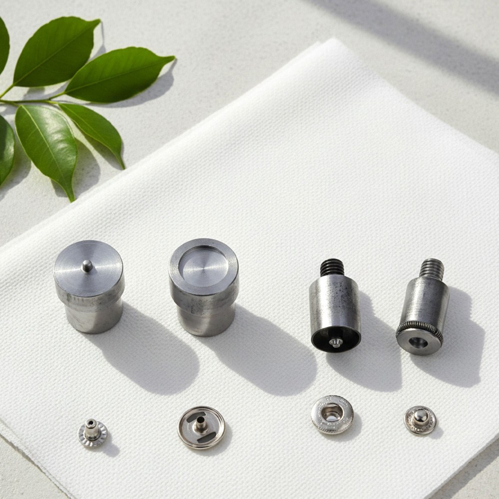 스프링도트 몰드 세트 스냅단추 금형 공예용 단추 제작 도구 초록(파랑)기구용 몰드, 스프링도트 몰드-15mm, 1개 12,800원