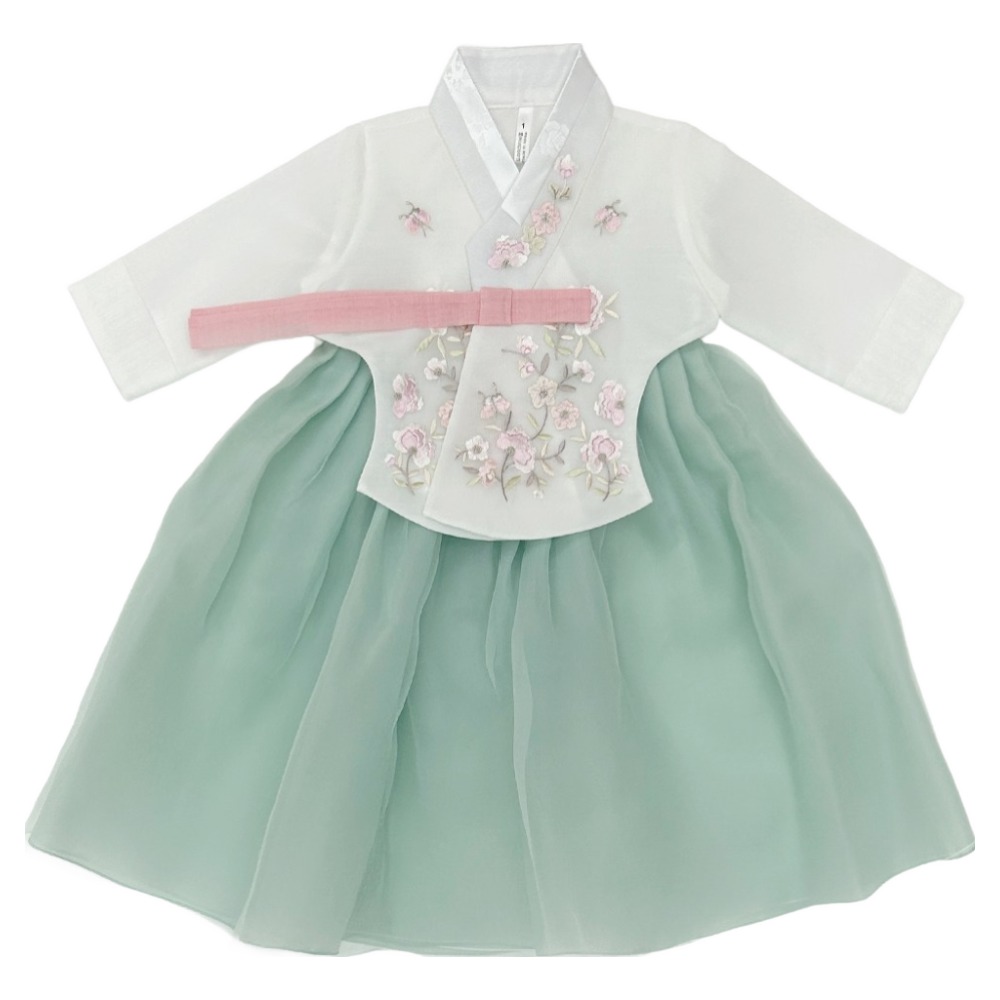 자수당의 민트치마 여아한복 아동한복 (1호-10호) 어린이 돌한복 아기 106,000원