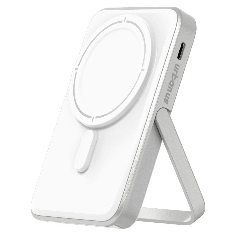 어반어스 15W 고속 맥세이프 킥스탠드 보조배터리 10000mAh C타입, 화이트, UB-DAPD15SD10 18,900원