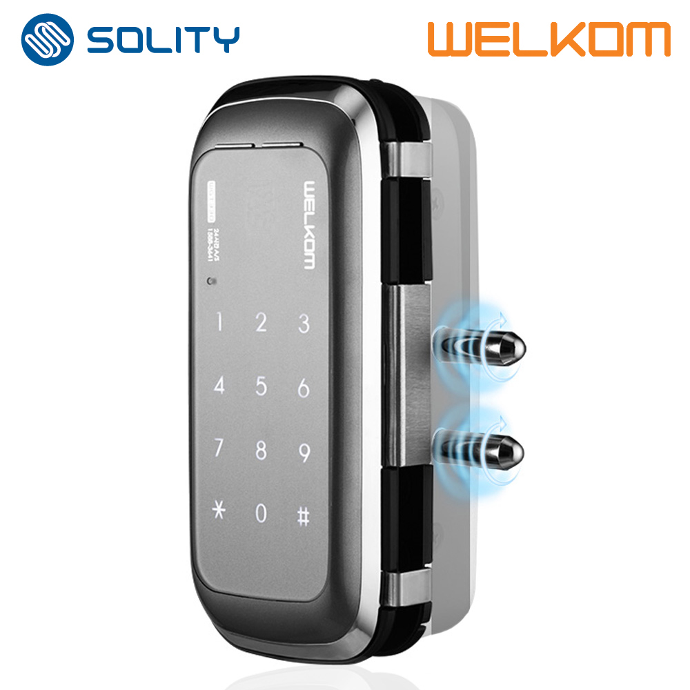 솔리티 웰콤 WGT130 단문형/양문형(홀더포함) 번호키전용 강화유리문용 좌우수문인식(키패드자동전환) 상시문열림기능 차임벨기능 생활방수 상가 빌라 업소 현관문 디지털도어락 도어록, 웰콤 WGT130 단문형(번호전용), 고객직접설치 66,000원