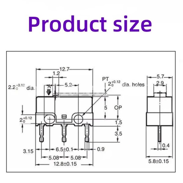 D2FC 마우스 마이크로 스위치 50M OMRON 버튼 Fretting 용 새 정통 10,200원