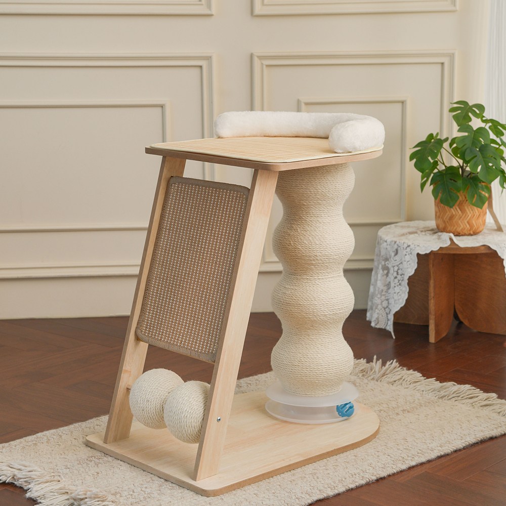 레브펫 고양이 클라우드 하모니 스크래쳐 캣타워, 1개, 브라운 49,800원