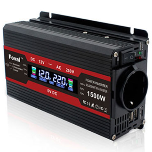 루앤 차량용 LCD 인버터 유사계단파 2000W 220V 60hz 한국형 KC인증, 1개 69,000원