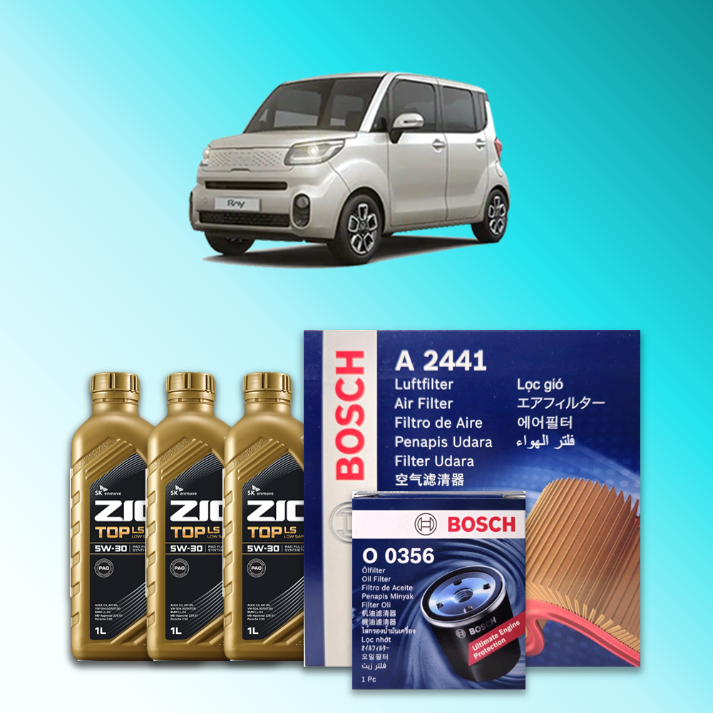 더 뉴 레이 19년 3월이전 (TAM PE) 1.0 가솔린 엔진오일세트 SK 지크 탑 LS 5W30 (ZIC TOP LS) 61,800원
