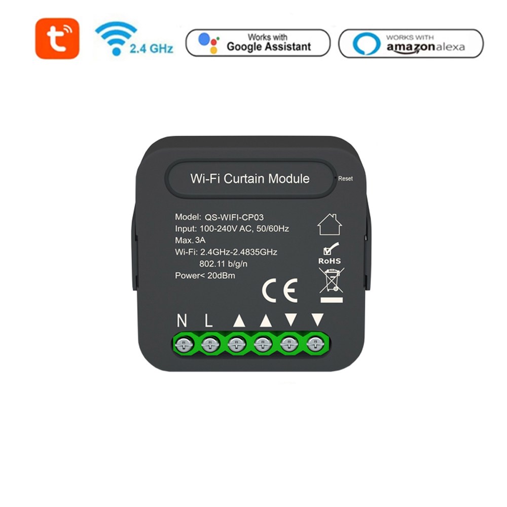 ALEXA 블라인드 모듈 셔터 롤러 홈 QS-ZIGB /WIFI TU-YA 스마트 ZIGB 모터용 스위치 /WIFI-CP03 커튼 20,400원