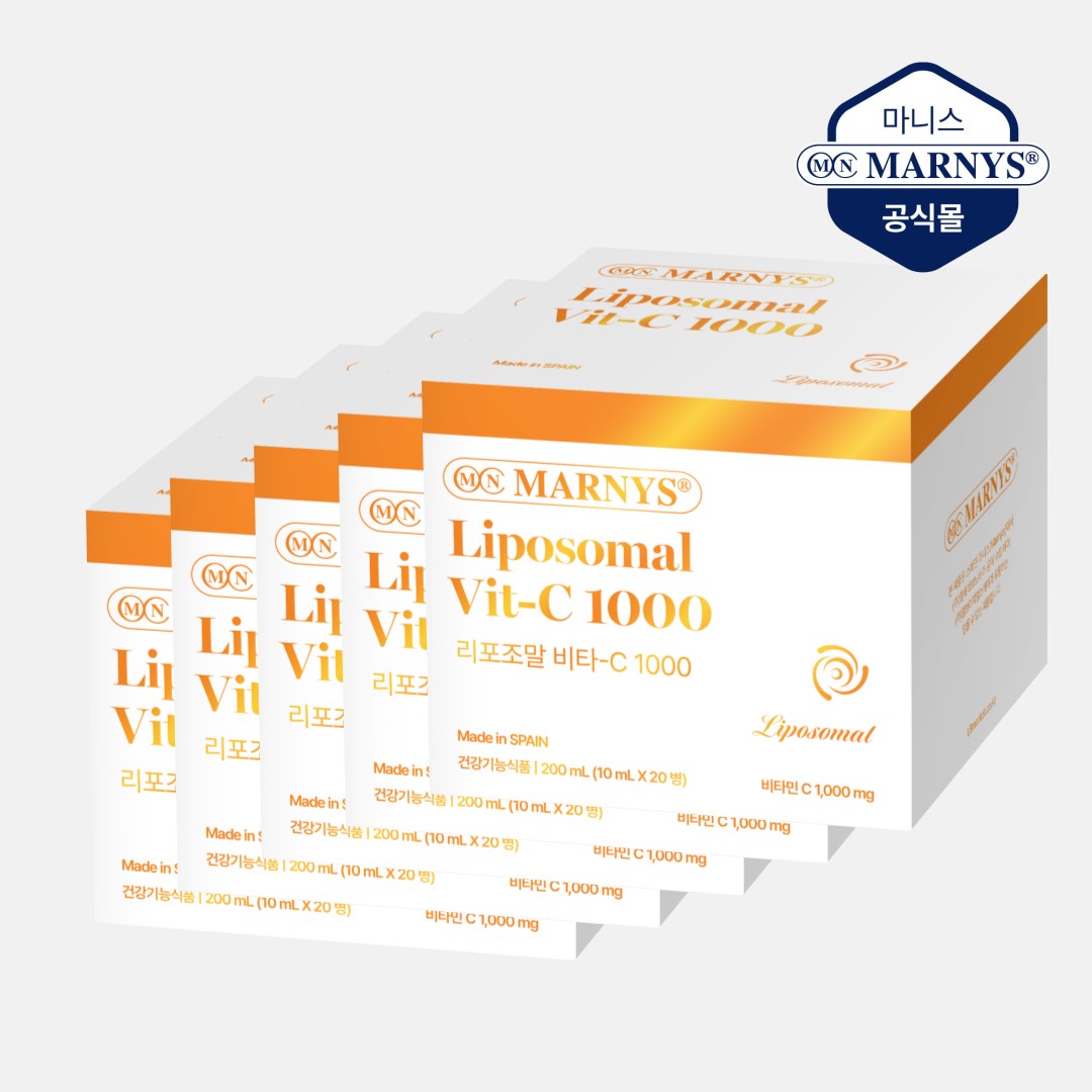 마니스 리포조말 비타C 1000 20병 5박스 고함량 액상형 비타민 C, 5박스, 20회분 269,000원