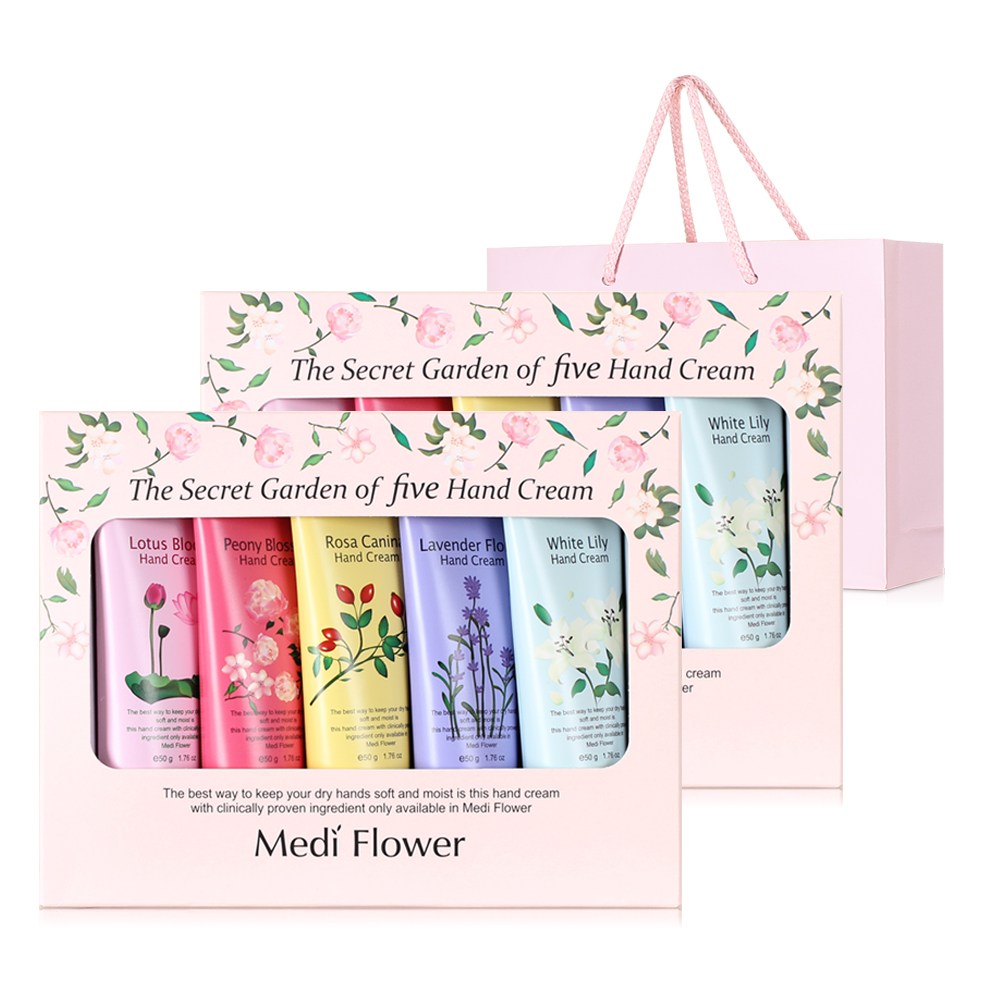 메디플라워 더 시크릿 가든 핸드크림 5종세트+쇼핑백 14,480원