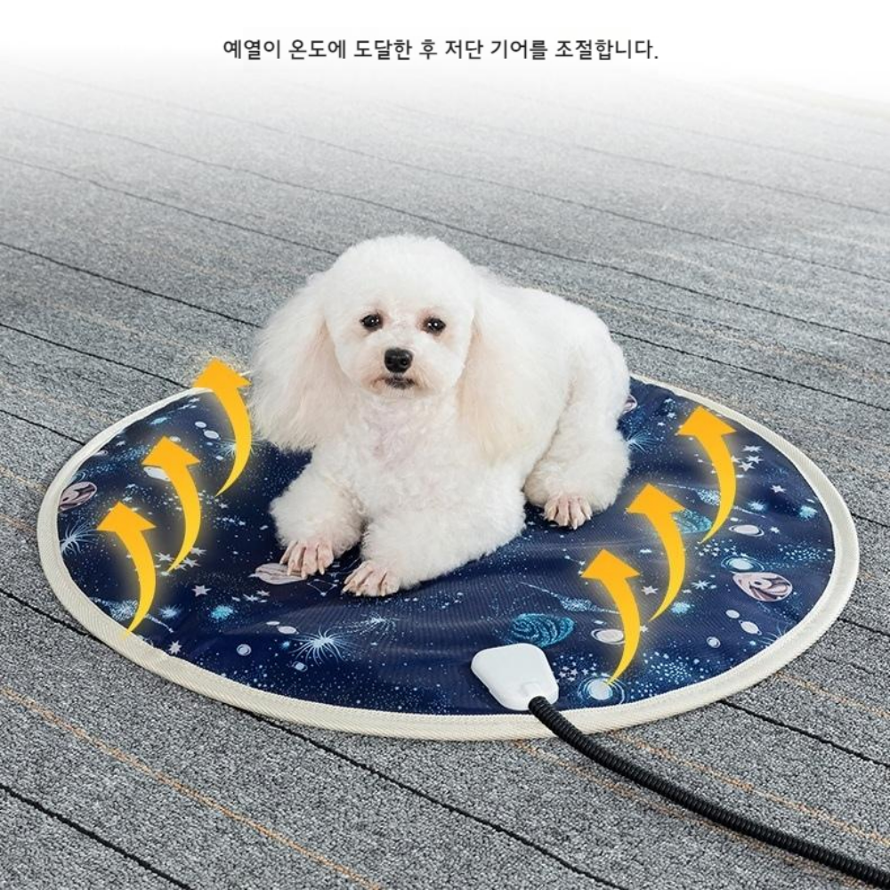 강아지전기장판 고양이 전기 장판 온열 매트 반려동물 패드 방수 재질 40x40CM 24,300원