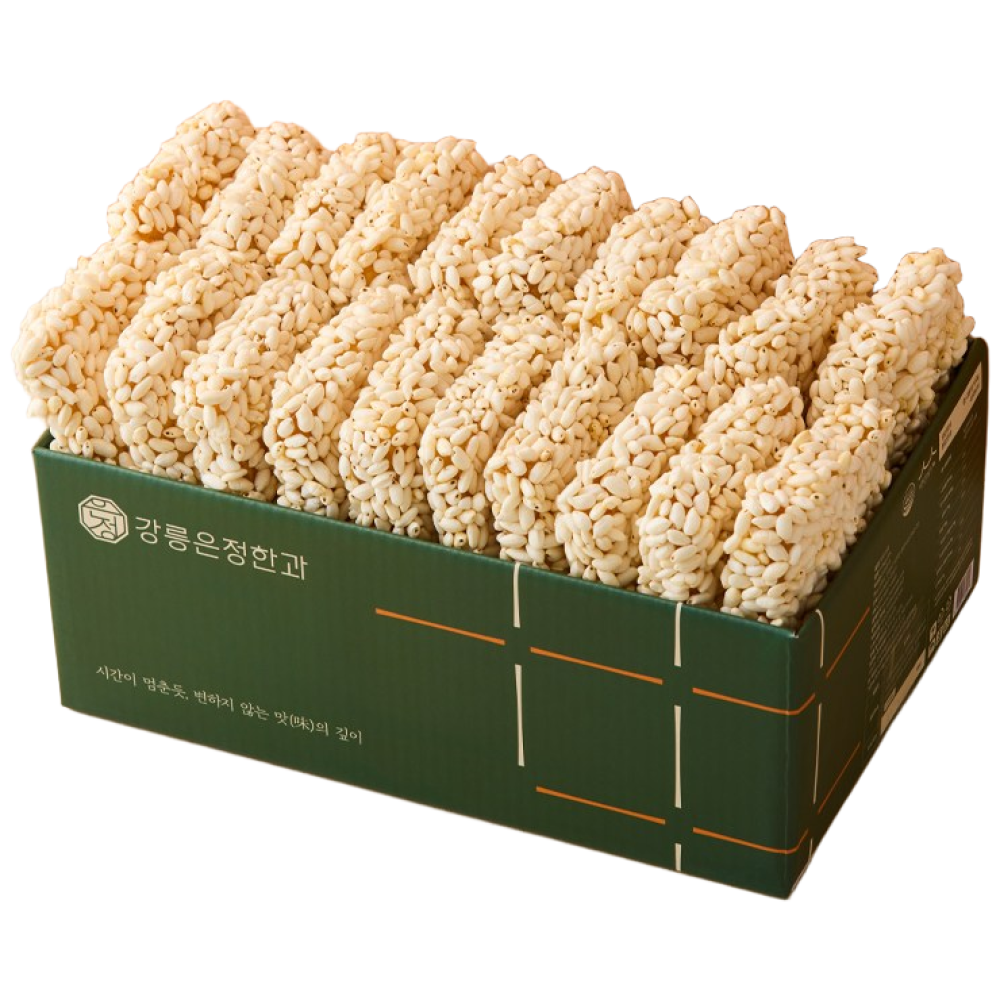 강릉은정한과 통밥과줄 대용량 (유과 한과 명절선물 답례품 설선물 추석선물), 2kg, 1개 75,000원