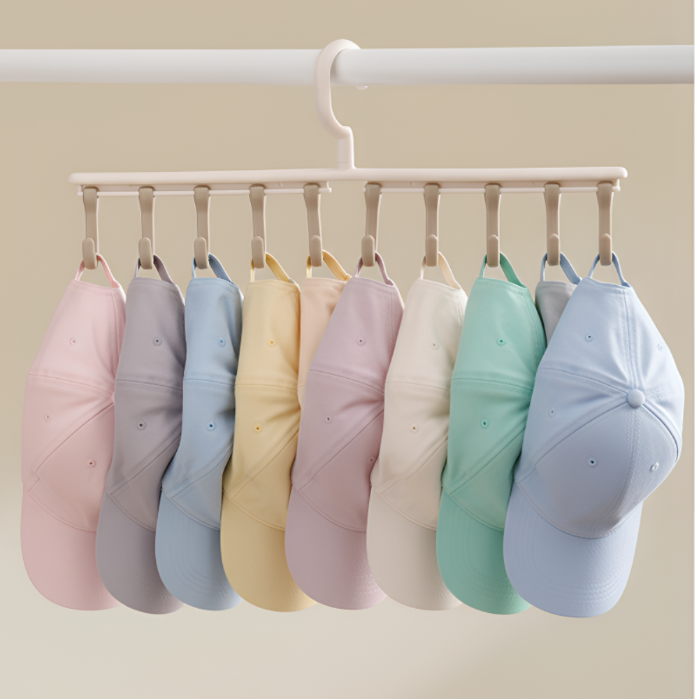 나나코지 모자 걸이 모자정리 거치대 다용도 모자정리 다용도 나시 넥타이 브라옷걸이 멀티옷걸이 10P (고리10P), 1개, 핑크 8,900원