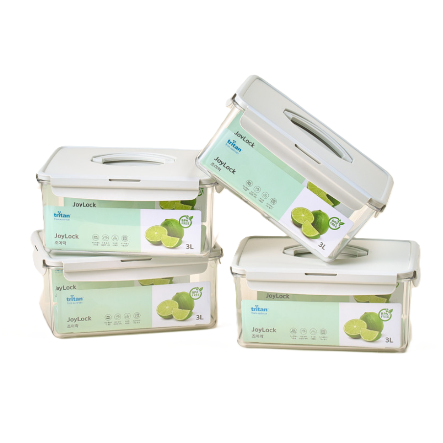 에코센스 조이락 트라이탄 밀폐용기 직사각 핸들형 69,800원