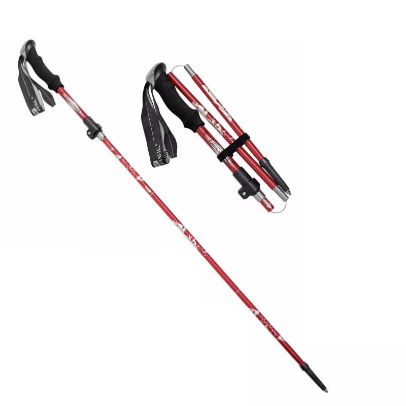 초 경량 휴대용 5단 등산스틱 당기면 튀어나오는 고정 등산 지팡이 12,900원