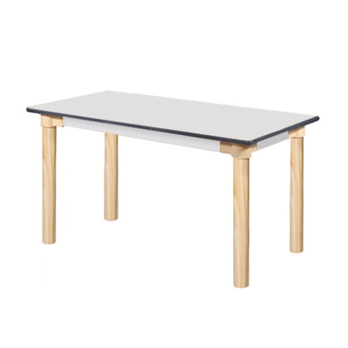 초등돌봄교실 공부방 어린이책상 1조각 우레탄 입식책상(원목원형다리) 164,900원