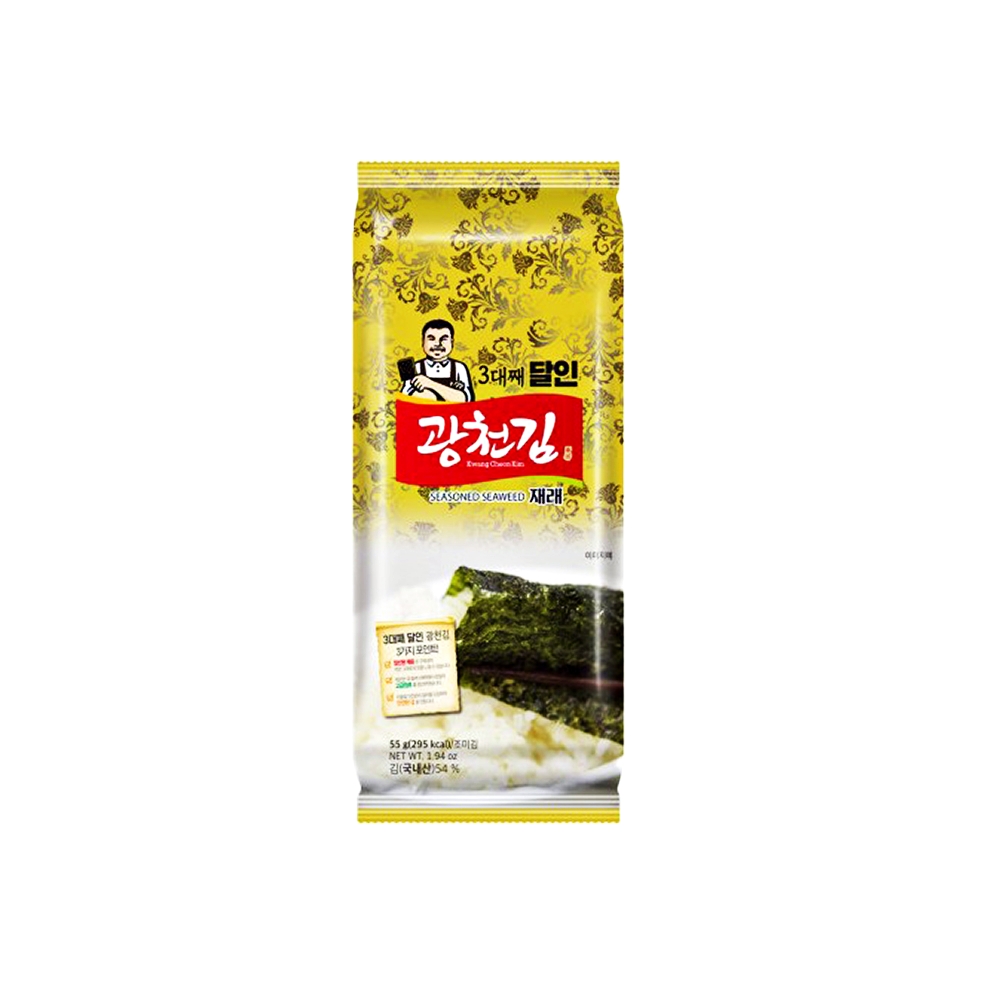 광천김 3대째 달인 광천김 재래 식탁김(대) 55g x 20봉, 55g, 20개 46,500원