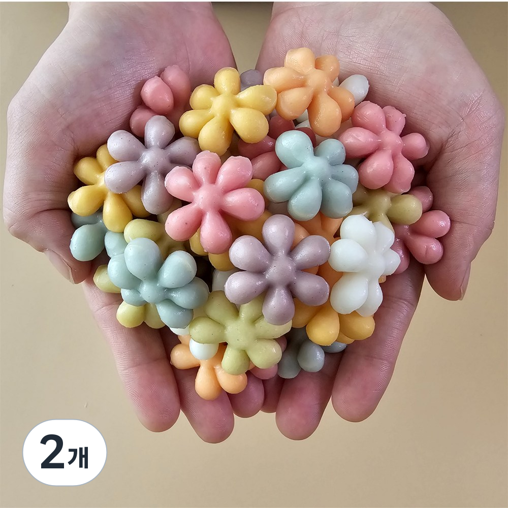 굿푸드365 국산쌀 레인보우 꽃 떡국떡, 2개, 400g 18,050원