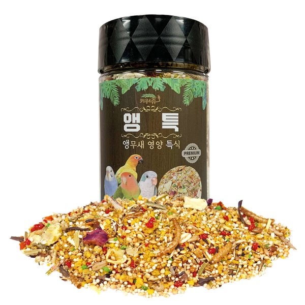 제이큐 앵무새 조류용품 키워쥬 프리미엄 영양 특식 앵특 250g 24,600원