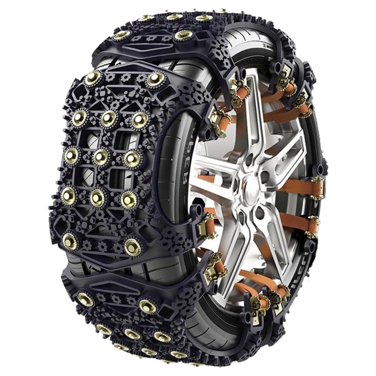 TKB 차량용 스파이크 TPU 스노우체인 낱개 1P 전차종 공용 8,500원