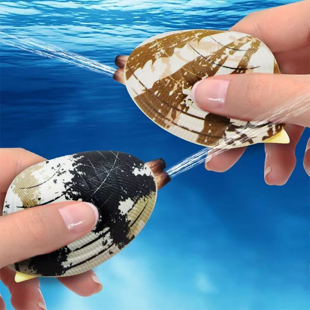 특이한 물 뱉어내는 조개 물총 바지락 조개껍데기 조개모양 미니 물총 수동 친구 놀리기 쓸데없는 신박한 선물  인싸템 2,500원