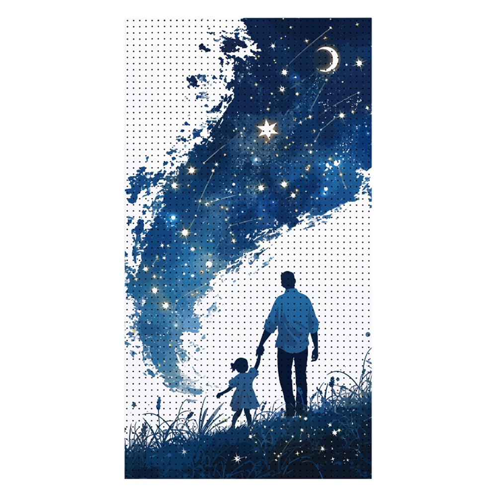 타공판닷컴 UV 프린팅 타공판 800 x 1500 mm, 1개, 별빛 산책 116,710원