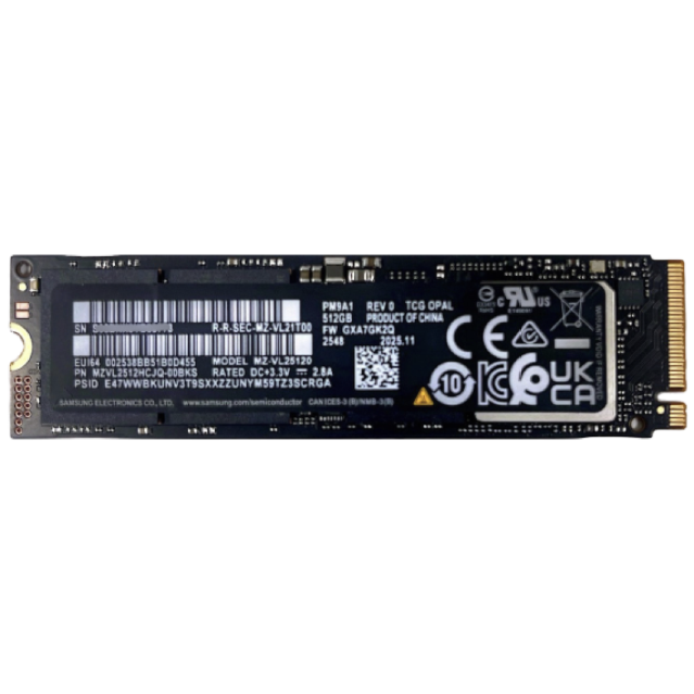 삼성전자 삼성 PM9A1 M.2 NVMe 벌크 512GB, PM9A1, 512GB 216,500원