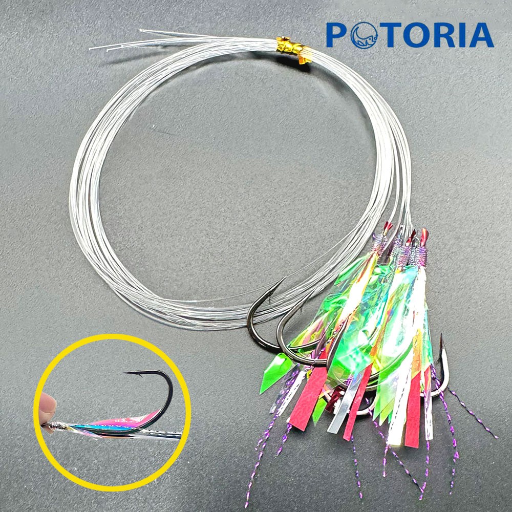 포토리아 왕우럭 수제 반짝이 묶음 바늘 침선 우럭 채비 2,700원