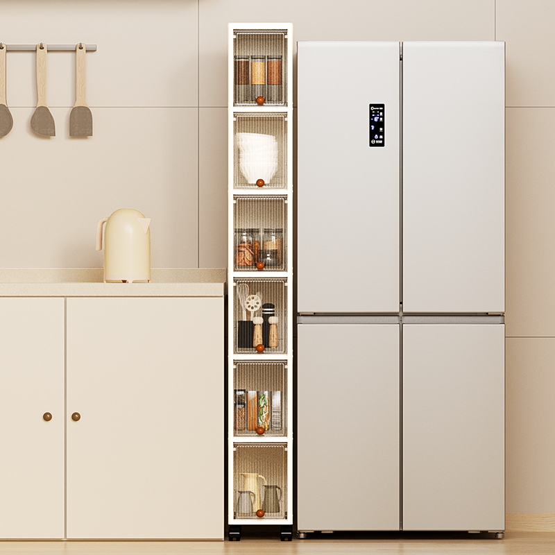 Coucamp 틈새 수납장 슬라이딩 틈새 수납장 좁은 공간 저장 수납 플라스틱 조립 36,800원