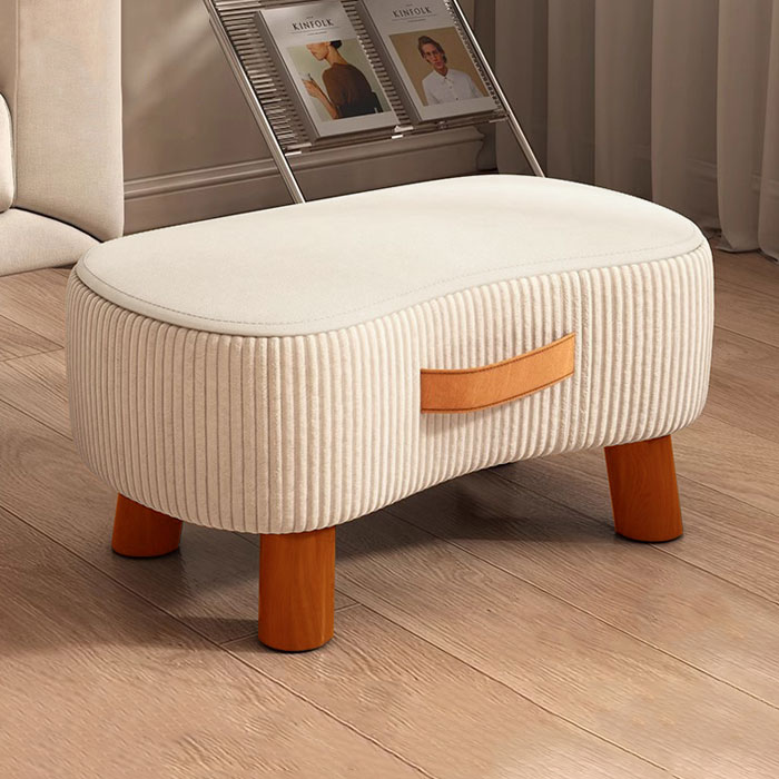 루이벤 스위트 피넛 로우 스툴 의자 6color / 감성 인테리어 집꾸미기 쿠션 의자, 그레이, 1개 17,000원