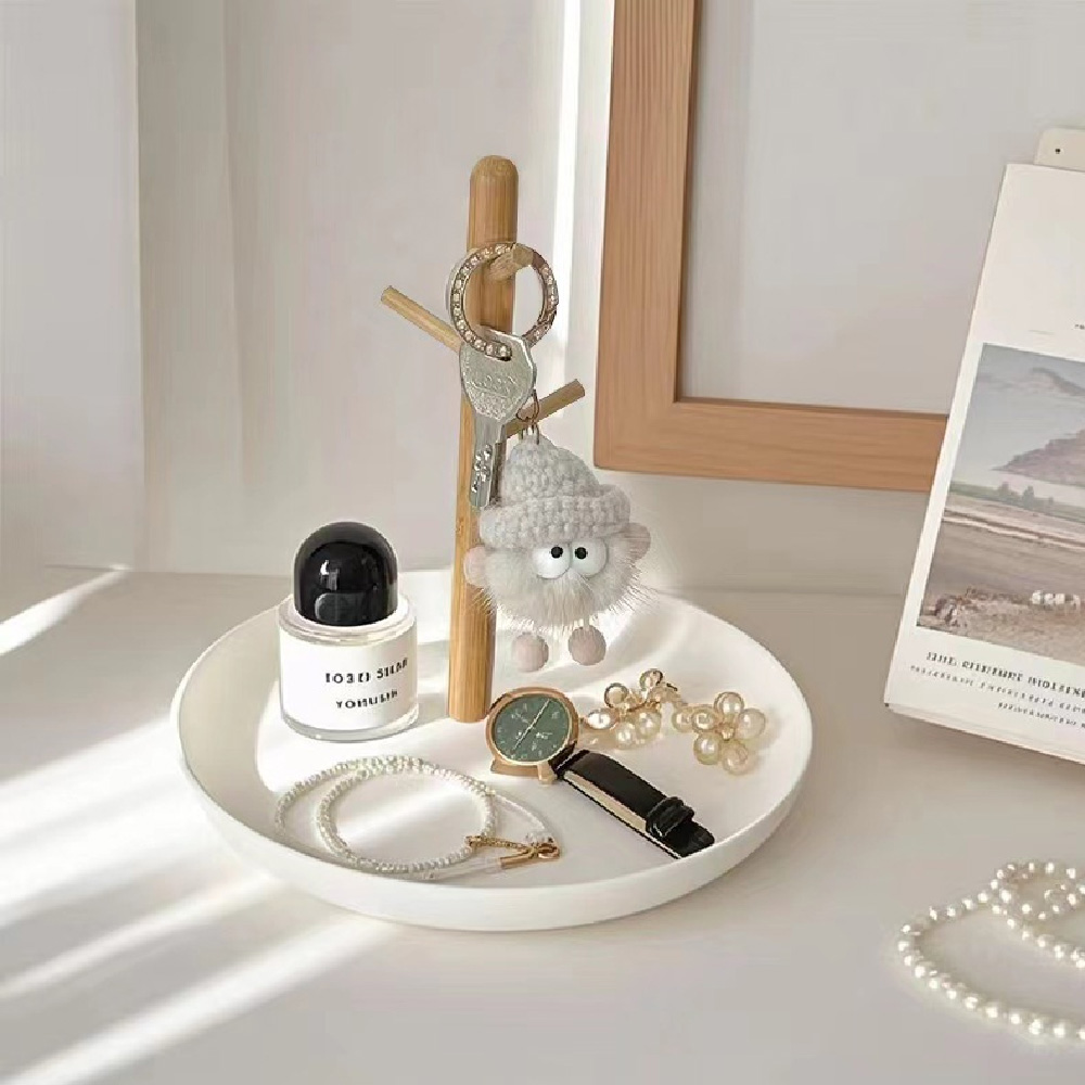 피앤케이 현관 열쇠걸이 향수 차키 수납 트레이, 화이트 8,050원