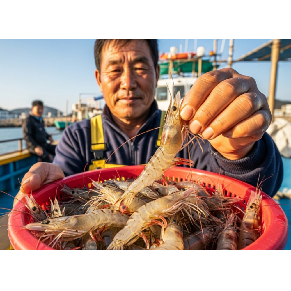 [당일조업 산지직송] 4차완판! 국내산 신안 프리미엄 최상품 생물 활 흰다리새우 왕새우 대하 제철 빙장포장 소금구이 횟감 새우장 새우찜 새우튀김 89,900원