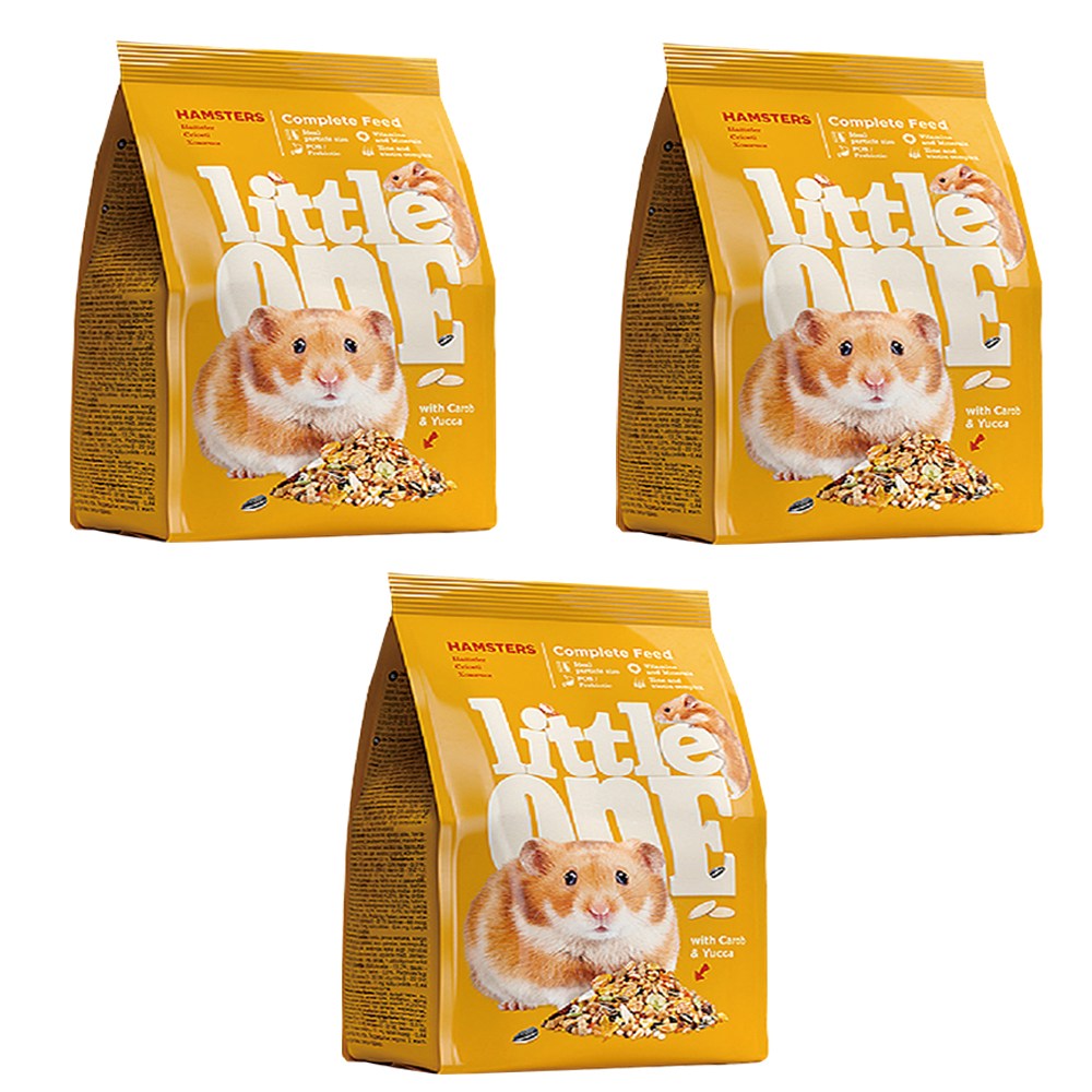 애니몰파크 리틀원 푸드 햄스터 사료 먹이 밥 간식, 3개, 900g 28,900원