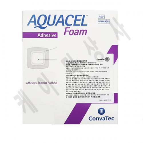 콘바텍 습윤환경 아쿠아셀폼 AD 상처치료 17.5cmx17.5cm (10ea) 420621 38,400원