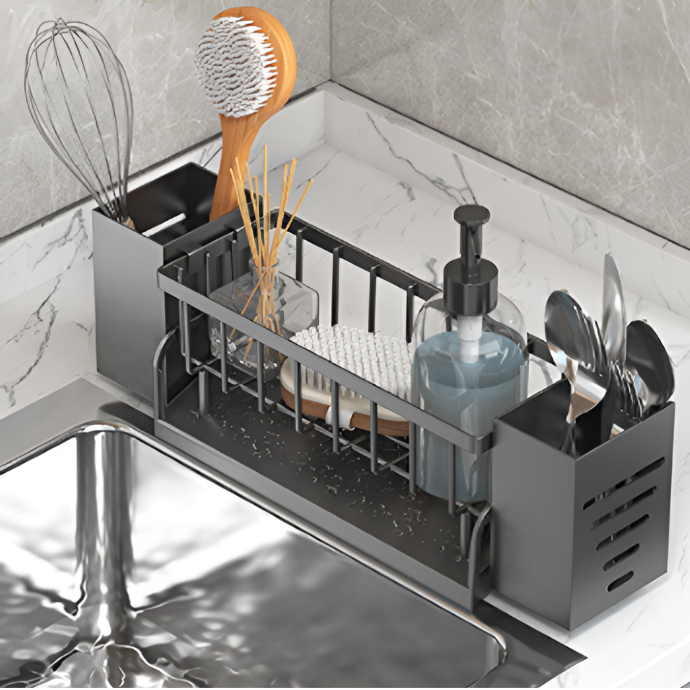 수수리빙 자동물빠짐 수세미건조대 세제통 정리함 7,830원