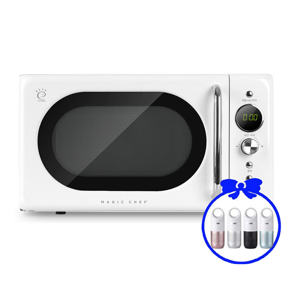 매직쉐프 무회전 전자레인지 레트로 플랫타입 20리터 MMW-GRT20W 109,000원