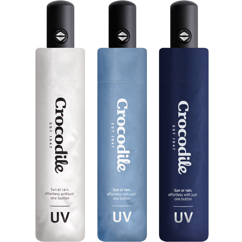 크로커다일 UV 자외선 차단 전자동 3단 암막 우산 양산 3개 31,800원