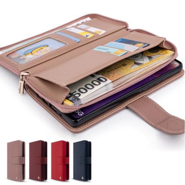 Wolf Boy 빈센트 천연소가죽 지퍼 월렛 다이어리 갤럭시 시리즈 27,410원