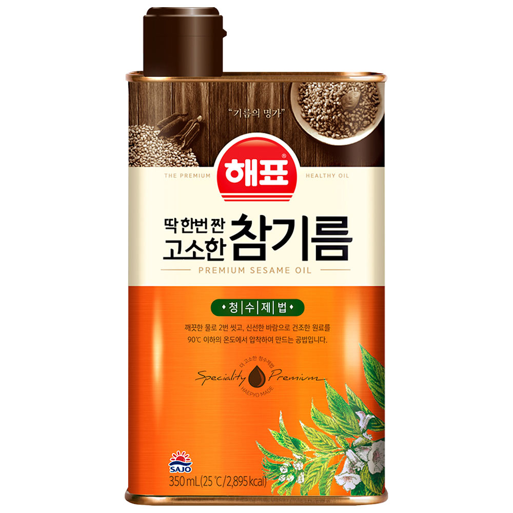 [사조] 해표 고소한 참기름 350ml X 2병 참깨기름 14,500원